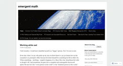 Desktop Screenshot of emergentmath.com